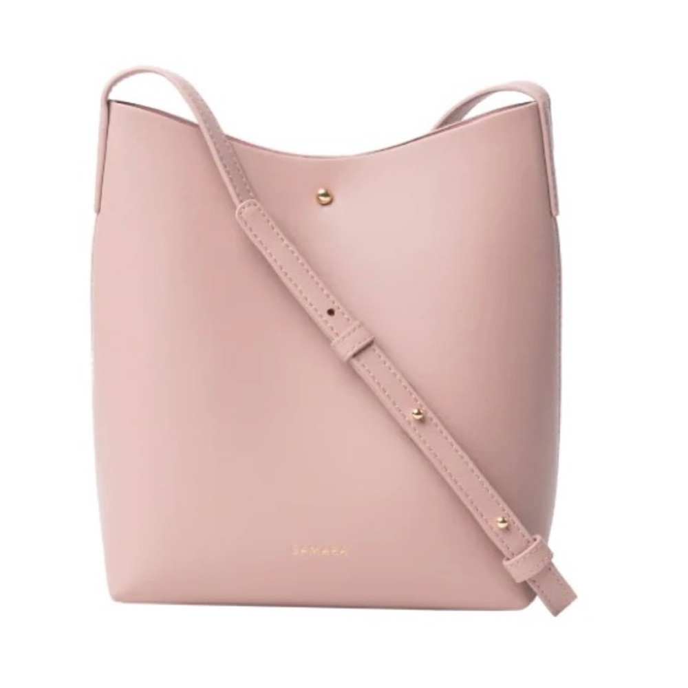 NWOT Samara Medium Vegan Leather Shoulder Bag Pink